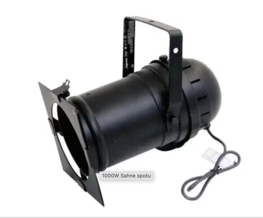 Konser, Tiyatro, 1000W Sahne Spotu