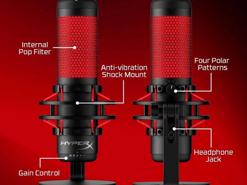 HyperX Quadcast Mikrofon Profesyonel